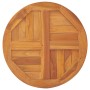 Round table top solid teak wood 2.5 cm 50 cm by vidaXL, Table tops - Ref: Foro24-316154, Price: 49,99 €, Discount: %