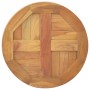 Round table top solid teak wood 2.5 cm 40 cm by vidaXL, Table tops - Ref: Foro24-316153, Price: 40,63 €, Discount: %