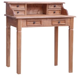 Desk with drawers made of recycled solid wood 90x50x101 cm by vidaXL, Desks - Ref: Foro24-283912, Price: 244,99 €, Discount: %