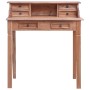 Desk with drawers made of recycled solid wood 90x50x101 cm by vidaXL, Desks - Ref: Foro24-283912, Price: 245,32 €, Discount: %