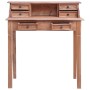 Desk with drawers made of recycled solid wood 90x50x101 cm by vidaXL, Desks - Ref: Foro24-283912, Price: 245,32 €, Discount: %