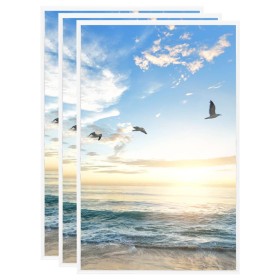 Tabletop collage photo frames 3 pcs white MDF 10x15 cm by vidaXL, Photo frames - Ref: Foro24-332322, Price: 7,90 €, Discount: %