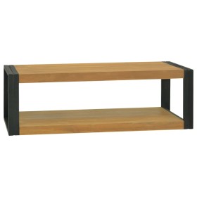 Badezimmerschrank aus massivem Teakholz, 120 x 45 x 35 cm von vidaXL, Schließfächer und Lagerschränke - Ref: Foro24-338232, P...