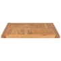 Solid teak wood table top surface 70x70x2.5 cm by vidaXL, Table tops - Ref: Foro24-48989, Price: 107,45 €, Discount: %