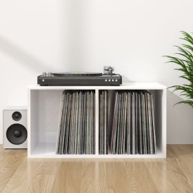 White plywood vinyl record box 71x34x36cm by vidaXL, CD and DVD storage - Ref: Foro24-800123, Price: 54,30 €, Discount: %