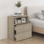 Sonoma oak nightstand 50x32x60 cm by vidaXL, Nightstands - Ref: Foro24-803278, Price: 60,15 €, Discount: %