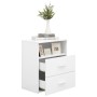 White nightstand 50x32x60 cm by vidaXL, Nightstands - Ref: Foro24-803272, Price: 63,72 €, Discount: %