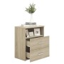 Sonoma oak nightstand 50x32x60 cm by vidaXL, Nightstands - Ref: Foro24-803278, Price: 60,15 €, Discount: %