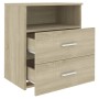 Sonoma oak nightstand 50x32x60 cm by vidaXL, Nightstands - Ref: Foro24-803278, Price: 60,15 €, Discount: %