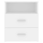 White nightstand 50x32x60 cm by vidaXL, Nightstands - Ref: Foro24-803272, Price: 63,72 €, Discount: %