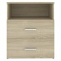 Sonoma oak nightstand 50x32x60 cm by vidaXL, Nightstands - Ref: Foro24-803278, Price: 60,15 €, Discount: %