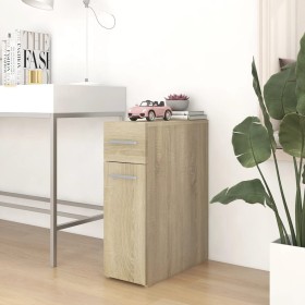 Oak plywood apothecary cabinet 20x45.5x60cm by vidaXL, Lockers and storage cabinets - Ref: Foro24-804214, Price: 53,18 €, Dis...