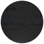 Solid black pine wood table surface Ø50x2.5 cm by vidaXL, Table tops - Ref: Foro24-813660, Price: 44,93 €, Discount: %