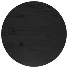 Solid black pine wood table surface Ø40x2.5 cm by vidaXL, Table tops - Ref: Foro24-813659, Price: 34,58 €, Discount: %