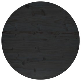 Solid black pine wood table surface Ø70x2.5 cm by vidaXL, Table tops - Ref: Foro24-813662, Price: 74,57 €, Discount: %