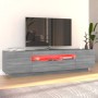 Mueble de TV con luces LED gris Sonoma 160x35x40 cm de vidaXL, Muebles TV - Ref: Foro24-815727, Precio: 96,80 €, Descuento: %