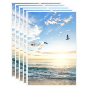 Wall collage photo frames 5 pcs white MDF 42x59.4 cm by vidaXL, Photo frames - Ref: Foro24-332353, Price: 40,31 €, Discount: %