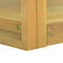 Wand-Badezimmerschrank aus massivem Teakholz 90x45x35 cm von vidaXL, Schließfächer und Lagerschränke - Ref: Foro24-338235, Pr...