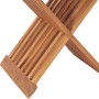 Solid teak wood folding stool 40x32x45 cm by vidaXL, Folding stools and chairs - Ref: Foro24-48992, Price: 63,74 €, Discount: %