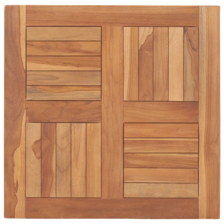 Superficie de mesa de madera maciza de teca 60x60x2,5 cm de vidaXL, Tableros para mesas - Ref: Foro24-48988, Precio: 88,16 €,...