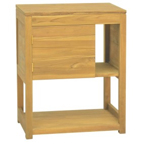 Massivholz Teak Badezimmermöbel 60x40x75 cm von vidaXL, Schließfächer und Lagerschränke - Ref: Foro24-338237, Preis: 124,99 €...