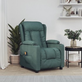 Dark green fabric massage chair by vidaXL, Electric massage chairs - Ref: Foro24-339064, Price: 265,16 €, Discount: %