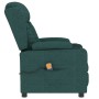 Sillón de masaje de tela verde oscuro de vidaXL, Sillones de masaje eléctricos - Ref: Foro24-339064, Precio: 264,87 €, Descue...