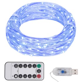 Tira de luces con 300 LED PVC azul 30 m de vidaXL, Luces de Navidad - Ref: Foro24-330053, Precio: 19,06 €, Descuento: %