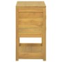 Solid teak wood bathroom furniture 60x40x75 cm by vidaXL, Lockers and storage cabinets - Ref: Foro24-338237, Price: 127,79 €,...