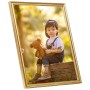 Wall collage photo frames 3 pcs golden MDF 40x50 cm by vidaXL, Photo frames - Ref: Foro24-332435, Price: 46,43 €, Discount: %