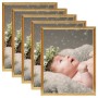 Wall or table collage photo frames 5 pcs golden MDF 70x90cm by vidaXL, Photo frames - Ref: Foro24-332447, Price: 93,35 €, Dis...