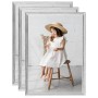 Wall/table collage photo frames 3 pcs silver 29.7x42 cm by vidaXL, Photo frames - Ref: Foro24-332470, Price: 18,77 €, Discoun...