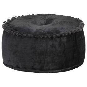 Round anthracite gray velvet pouf 40x20 cm by vidaXL, Ottomans - Ref: Foro24-287565, Price: 27,29 €, Discount: %