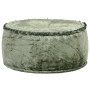 Round green velvet pouf 40x20 cm by vidaXL, Ottomans - Ref: Foro24-287567, Price: 33,44 €, Discount: %