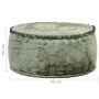 Round green velvet pouf 40x20 cm by vidaXL, Ottomans - Ref: Foro24-287567, Price: 33,44 €, Discount: %