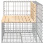 Gartenbank Design Gabion massives Kiefernholz 92x71x65,5cm von vidaXL, Gartenbänke - Ref: Foro24-834380, Preis: 131,99 €, Rab...