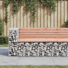 Gabionen-Design-Gartenbank aus Douglasie, 122 x 71 x 65,5 cm von vidaXL, Gartenbänke - Ref: Foro24-834384, Preis: 184,72 €, R...