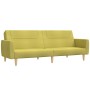 2-seater sofa bed with footrest in green fabric by vidaXL, Sofas - Ref: Foro24-3080594, Price: 255,08 €, Discount: %