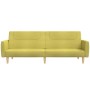 2-seater sofa bed with footrest in green fabric by vidaXL, Sofas - Ref: Foro24-3080594, Price: 255,08 €, Discount: %