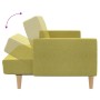 2-seater sofa bed with footrest in green fabric by vidaXL, Sofas - Ref: Foro24-3080594, Price: 255,08 €, Discount: %