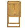 Armario de baño madera maciza de teca 45x45x75 cm de vidaXL, Taquillas y armarios de almacenamiento - Ref: Foro24-338246, Pre...