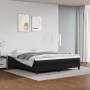 Box spring bed with black synthetic leather mattress 160x200 cm by vidaXL, Beds and slatted bases - Ref: Foro24-3144267, Pric...