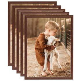 Wall collage photo frames 3 pcs brown MDF 50x60 cm by vidaXL, Photo frames - Ref: Foro24-332525, Price: 47,30 €, Discount: %