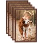 Wall/table collage photo frames 5 pcs brown MDF 59.4x84cm by vidaXL, Photo frames - Ref: Foro24-332529, Price: 63,89 €, Disco...