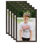 Tabletop collage photo frames 5 pcs black MDF 13x18 cm by vidaXL, Photo frames - Ref: Foro24-332536, Price: 12,56 €, Discount: %