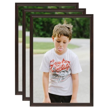 Table collage photo frames 3 pcs black MDF 15x21 cm by vidaXL, Photo frames - Ref: Foro24-332538, Price: 10,45 €, Discount: %