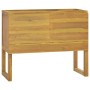 Badezimmerschrank aus massivem Teakholz, 90 x 45 x 75 cm von vidaXL, Schließfächer und Lagerschränke - Ref: Foro24-338248, Pr...