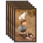 Wall collage photo frames 5 pcs black MDF 40x50 cm by vidaXL, Photo frames - Ref: Foro24-332573, Price: 92,18 €, Discount: %