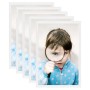 Table collage photo frames 5 pcs white MDF 10x15 cm by vidaXL, Photo frames - Ref: Foro24-332575, Price: 12,66 €, Discount: %