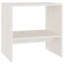 Mesita de noche madera maciza de mango blanco 40x30,5x40 cm de vidaXL, Mesitas de noche - Ref: Foro24-808055, Precio: 29,57 €...